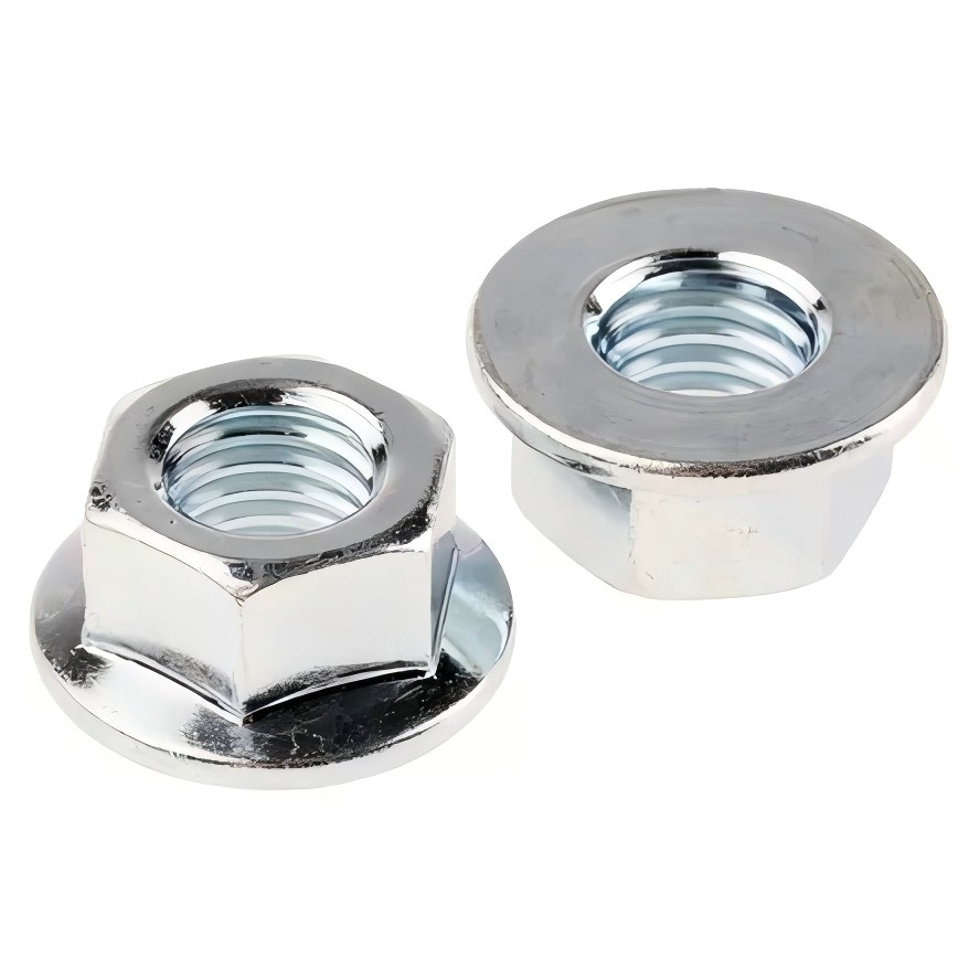 Zeshoekige noten met flens din en 1661 asme/ansi b 18.2.2 din 6923 ISO 4161 Automotive Fastener